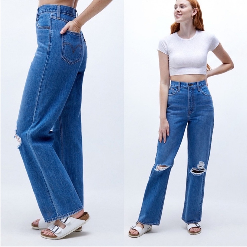 Levi's High Waisted Straight Joe Strut Jeans